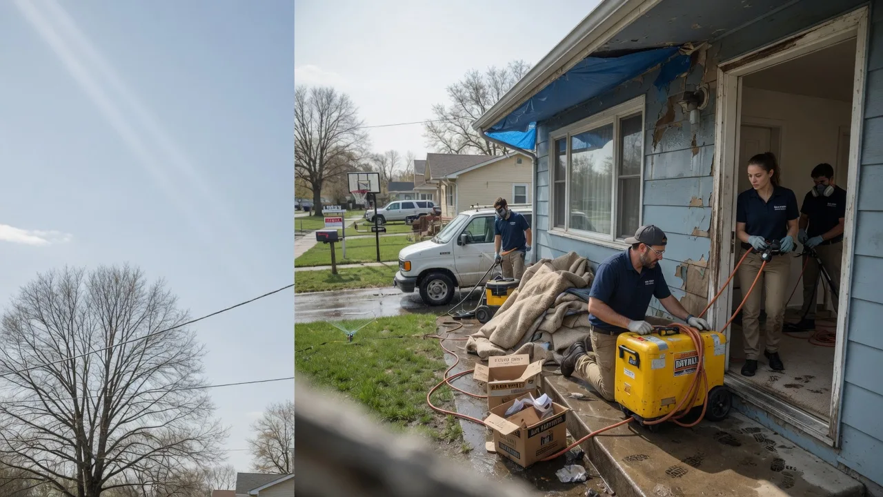 Basement Flood Cleanup in French Lick, IN near me